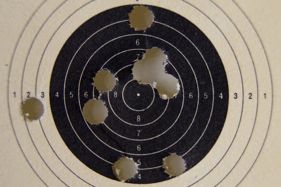 Luftgewehr-Scheibe